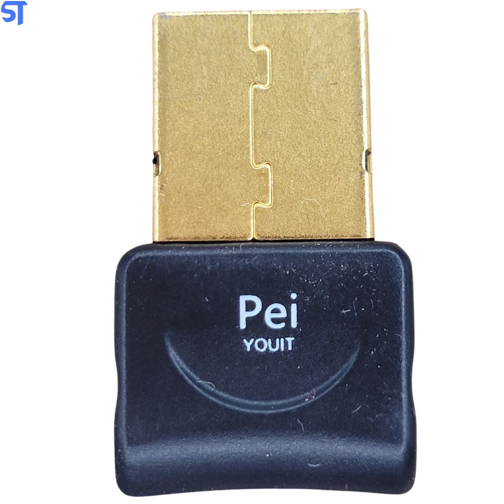 Mini Adaptador Bluetooth 5.0 Usb Dongle 3Mbps para Dados Preto - PEI-605